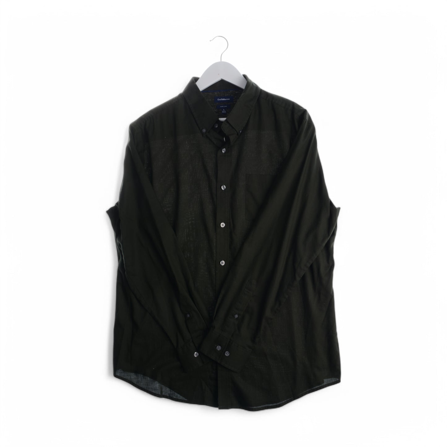 Croft & Barrow Button-Up Shirt Dark Green SZ L