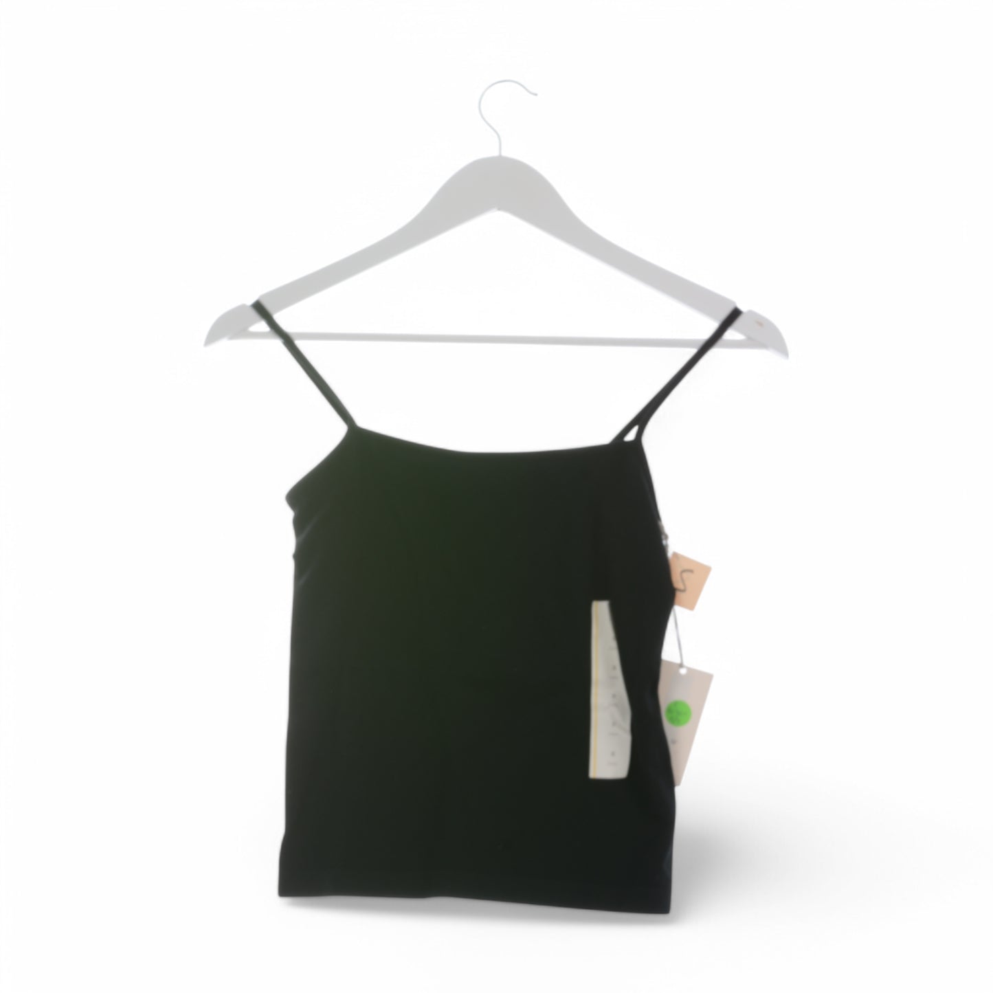 A New Day Black Spaghetti Strap Camisole Tank Top SZ S