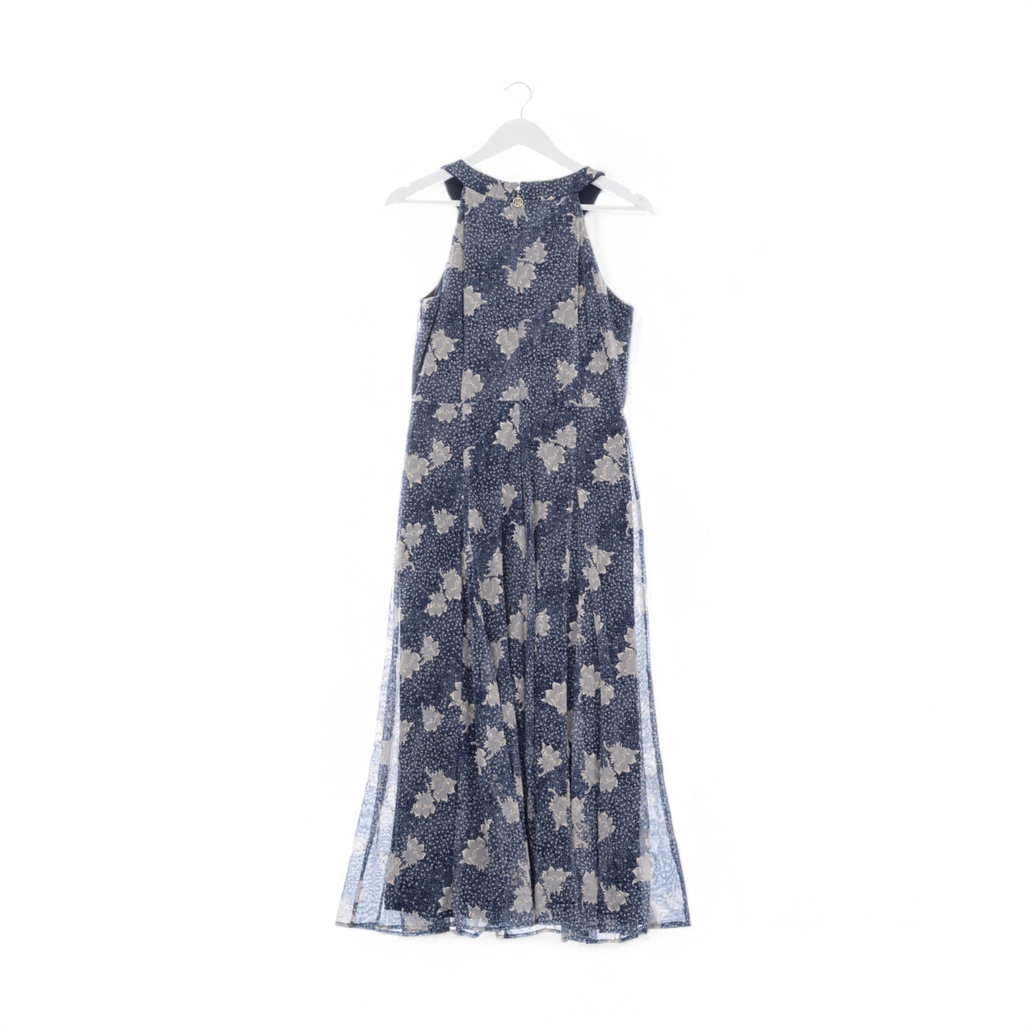 Tommy Hilfiger Navy Floral Sleeveless Maxi Dress SZ 8