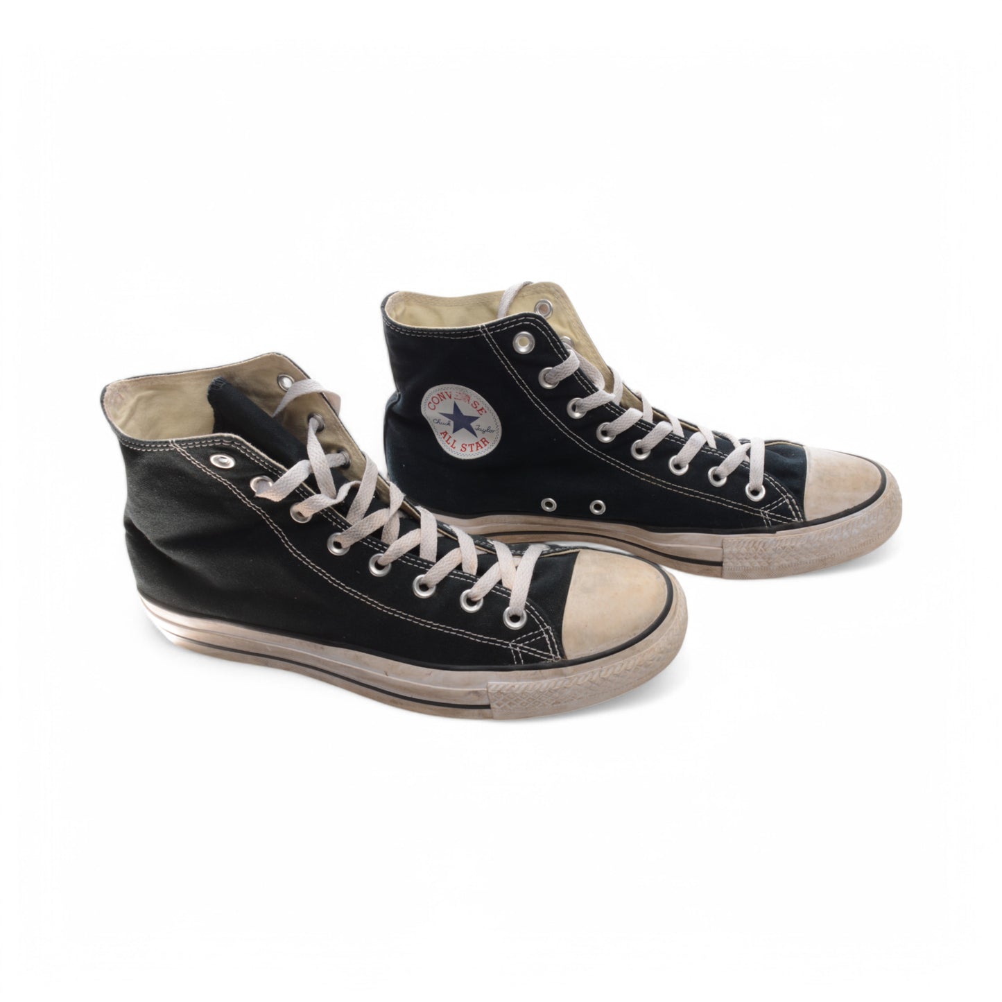 Cobra Kai (TV) – Converse Black High Top Sneakers Mens 11 Womens 13