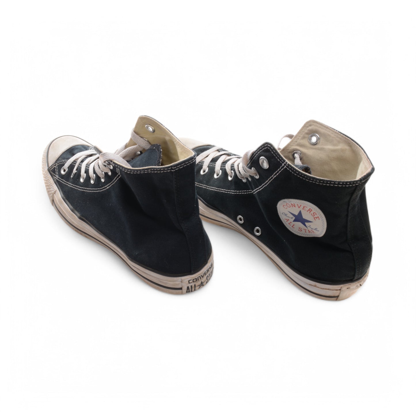 Cobra Kai (TV) – Converse Black High Top Sneakers Mens 11 Womens 13