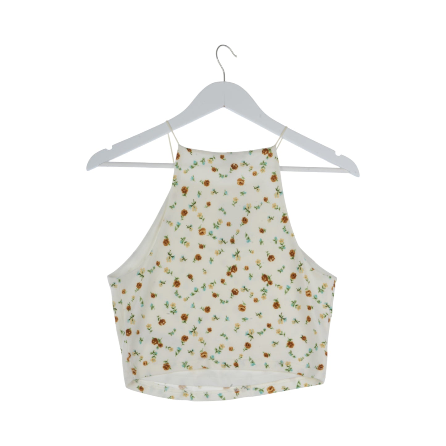 Forever 21 Floral Halter Top SZ M NWT
