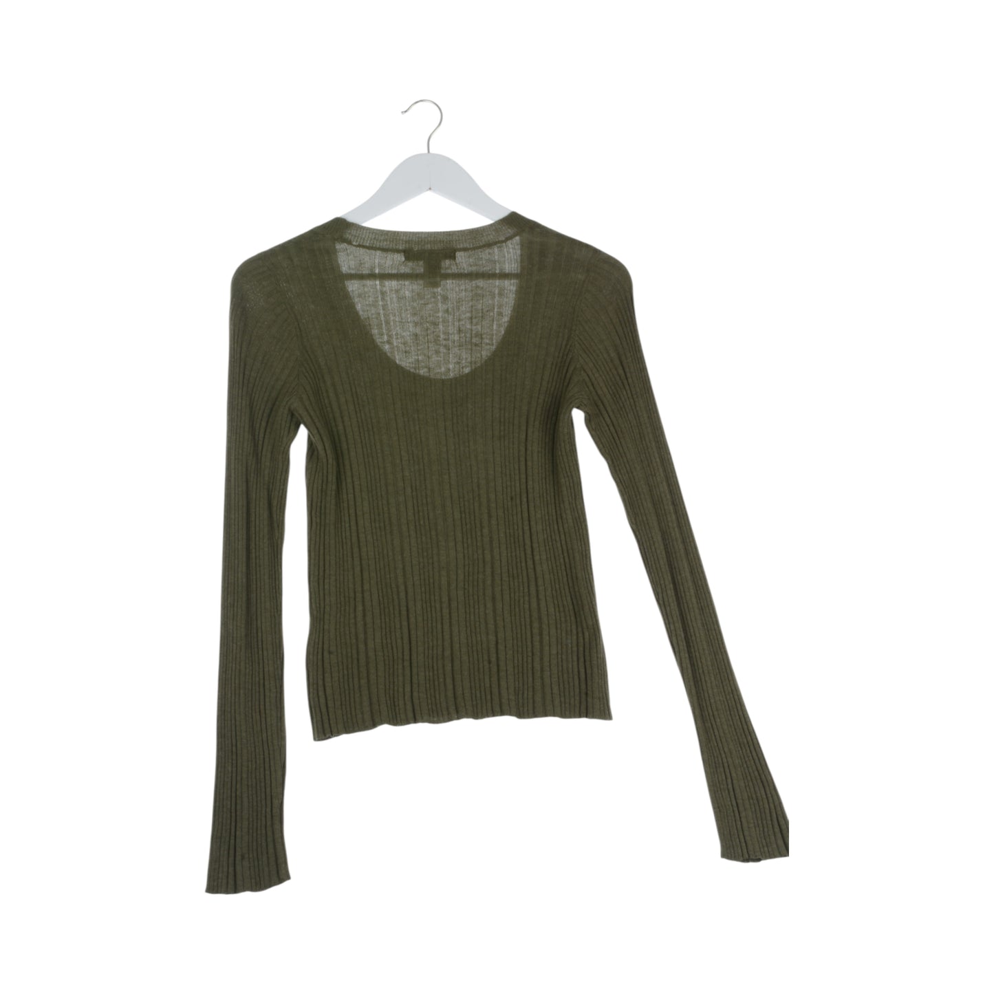 Forever 21 Olive Ribbed Sweater SZ M