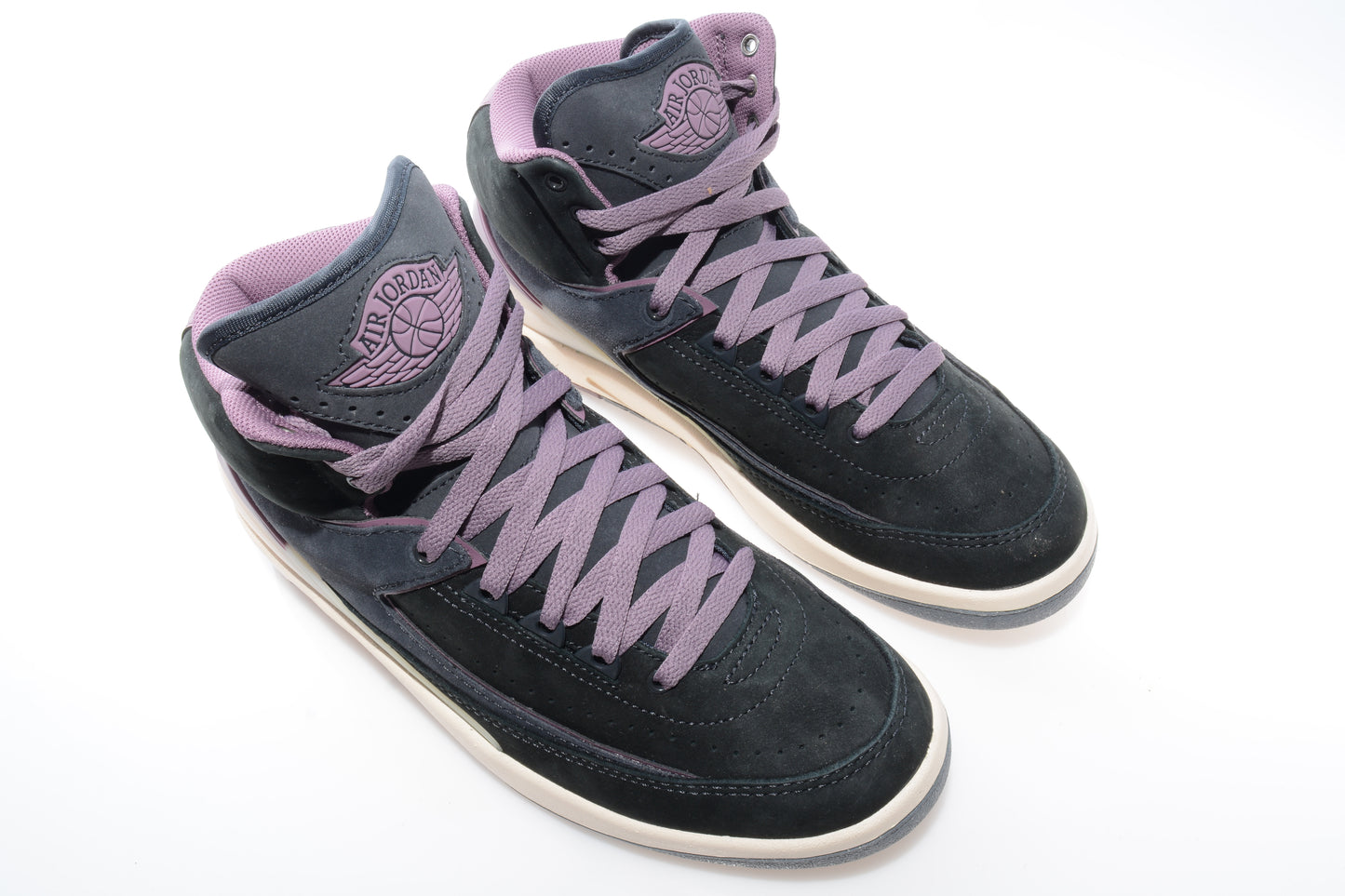 Cobra Kai (TV) – Nike Air Jordan 2 Retro (Off Noir/Black/Mauve) Sneakers Size 6.5