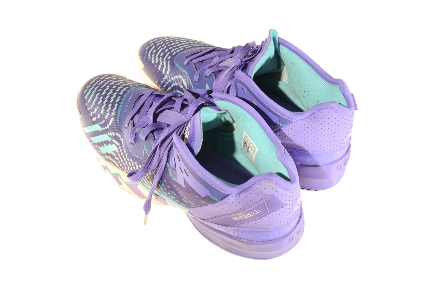 Cobra Kai (TV) - Adidas D.O.N. Issue #4 Game Elevated Purple Rush Basketball Shoes Size 13