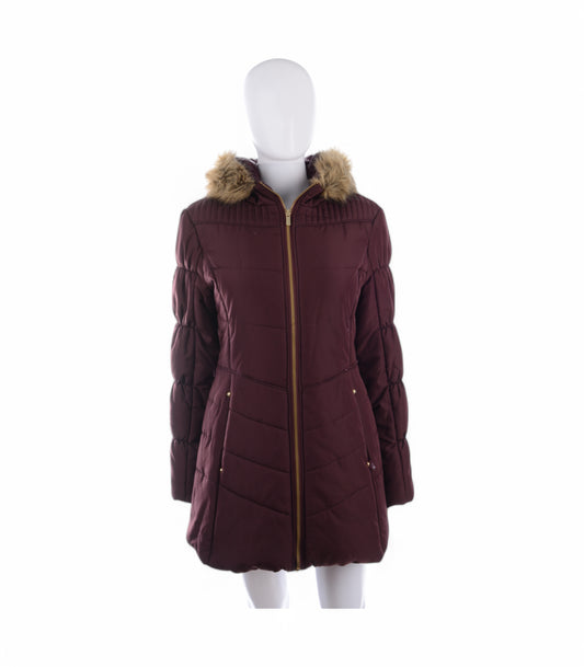 Cobra Kai (TV) - Celebrity Pink Faux Fur Hooded Puffer Jacket