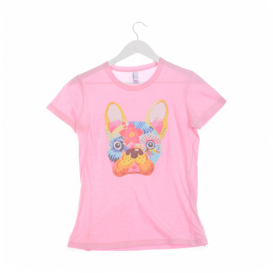 American Apparel Pink Graphic Dog Tee SZ M