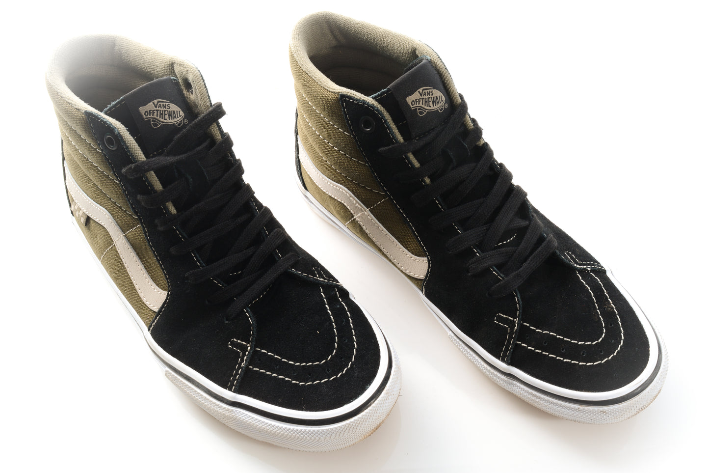 Cobra Kai (TV) – Vans Skate Sk8-Hi Black Olive Sneakers Size 9.5